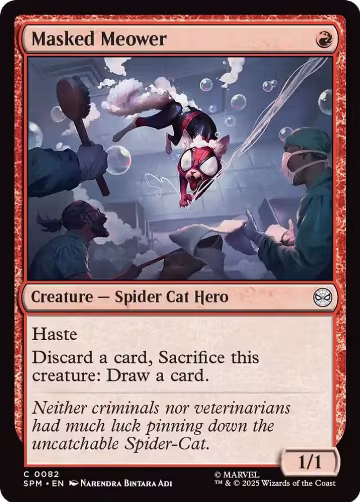 Masked Meower (82), Marvel's Spider-Man — Magic card price