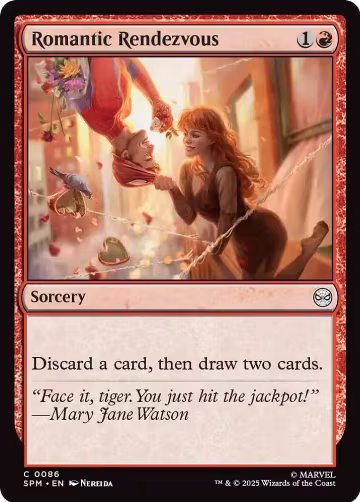 Romantic Rendezvous (86), Marvel's Spider-Man — Magic card price