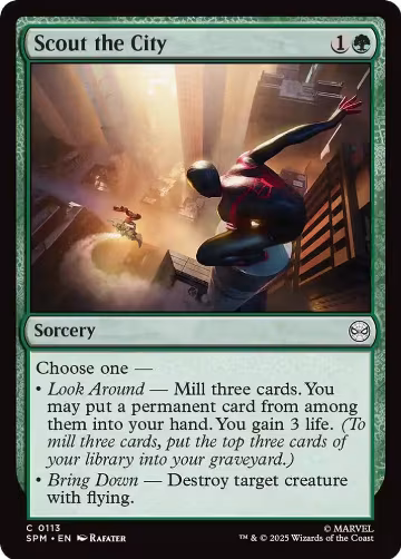 Scout the City (113), Marvel's Spider-Man — Magic card price