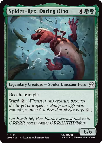 Spider-Rex, Daring Dino (116), Marvel's Spider-Man — Magic card price