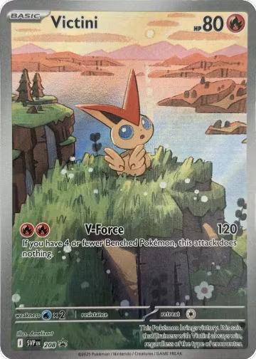 Victini - 208 (208), Scarlet & Violet Promo Cards — Pokémon card price