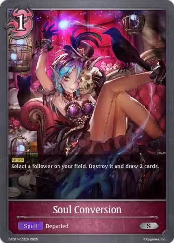 Soul Conversion (GFD01-052EN), Luxheart Legends — Shadowverse card price