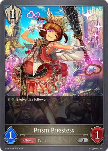 Prism Priestess (GFD01-053EN), Luxheart Legends — Shadowverse card price