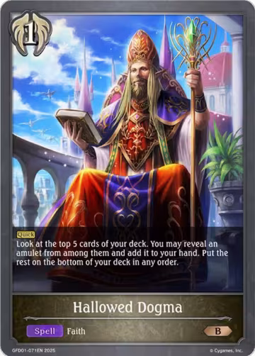 Hallowed Dogma (GFD01-071EN), Luxheart Legends — Shadowverse card price