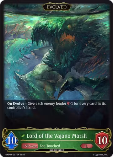 Lord of the Vajano Marsh (Evolved) (GFD01-007EN), Luxheart Legends — Shadowverse card price