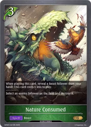 Nature Consumed (GFD01-021EN) — card price