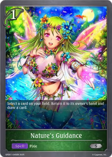 Nature's Guidance (GFD01-045EN), Luxheart Legends — Shadowverse card price