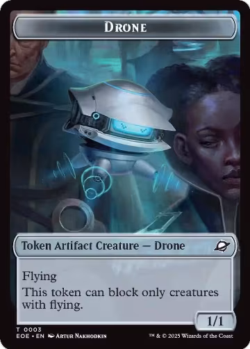 Drone // Lander (0006) Doubled-Sided Token (3 // 6), Edge of Eternities — Magic card price