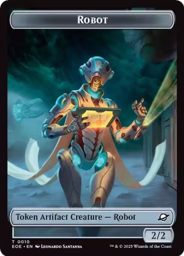 Robot // Lander (0008) Double-Sided Token (10 // 8), Edge of Eternities — Magic card price