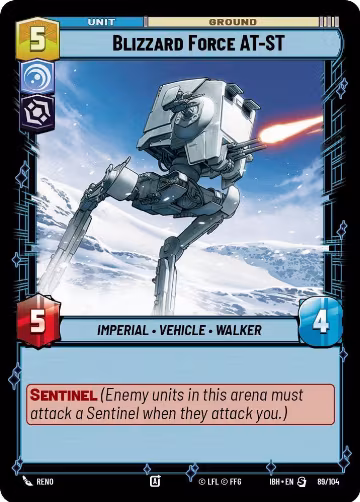 Blizzard Force AT-ST (89/104) (89/104), Intro Battle: Hoth — Star Wars card price