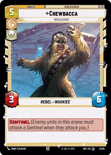 Chewbacca - Rrruuuurrr (3/104), Intro Battle: Hoth — Star Wars card price