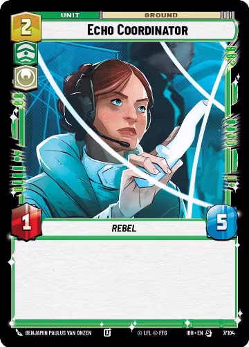 Echo Coordinator (7/104), Intro Battle: Hoth — Star Wars card price