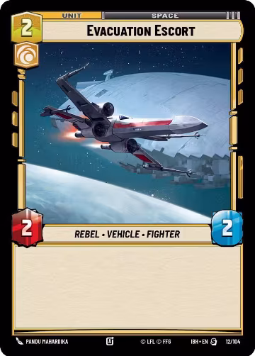 Evacuation Escort (12/104), Intro Battle: Hoth — Star Wars card price