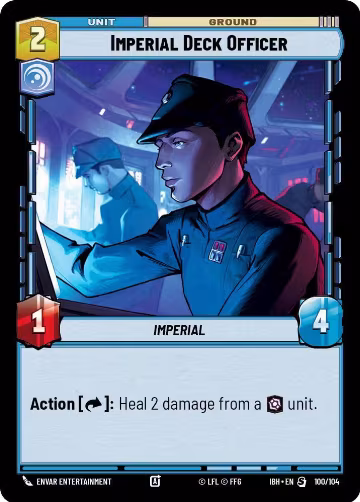 Imperial Deck Officer (100/104) (100/104), Intro Battle: Hoth — Star Wars card price