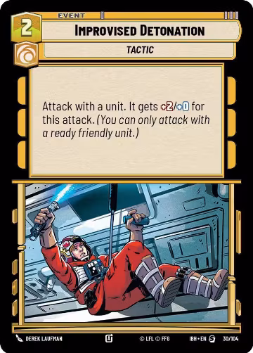 Improvised Detonation (30/104) (30/104), Intro Battle: Hoth — Star Wars card price