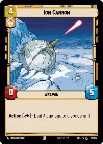 Ion Cannon (16/104), Intro Battle: Hoth — Star Wars card price