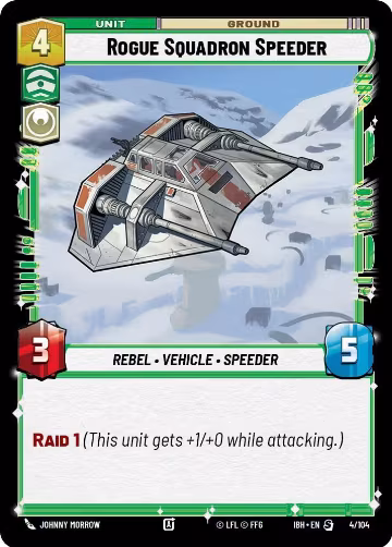 Rogue Squadron Speeder (4/104), Intro Battle: Hoth — Star Wars card price