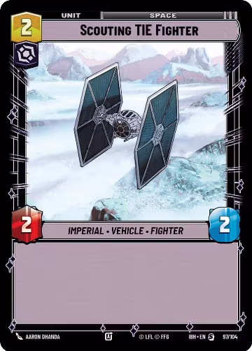 Scouting TIE Fighter (97/104) (97/104), Intro Battle: Hoth — Star Wars card price