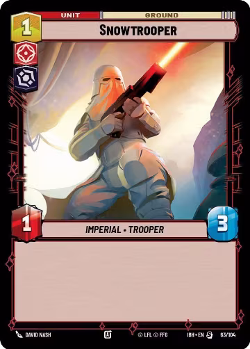 Snowtrooper (63/104), Intro Battle: Hoth — Star Wars card price