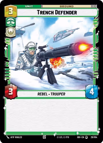 Trench Defender (29/104) (29/104), Intro Battle: Hoth — Star Wars card price
