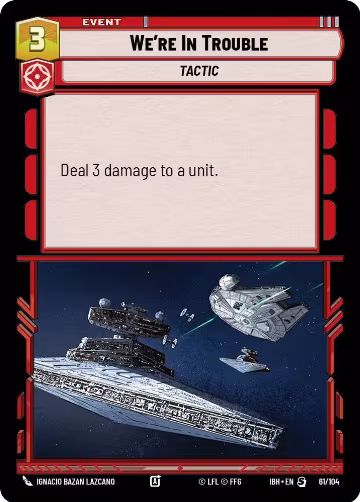 We're In Trouble (61/104), Intro Battle: Hoth — Star Wars card price