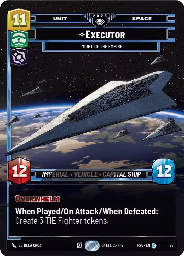 Executor - Might of the Empire (88), Organized Play Promos — Star Wars card price