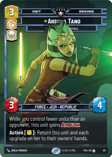 Ahsoka Tano - Always Ready For Trouble (83), Organized Play Promos — Star Wars card price
