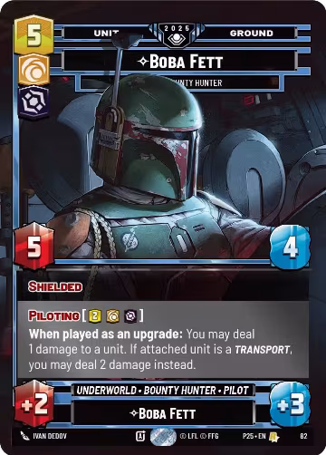 Boba Fett - Feared Bounty Hunter (82), Organized Play Promos — Star Wars card price
