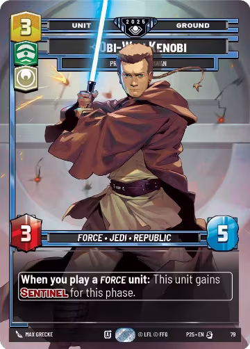 Obi-Wan Kenobi - Protective Padawan (79), Organized Play Promos — Star Wars card price