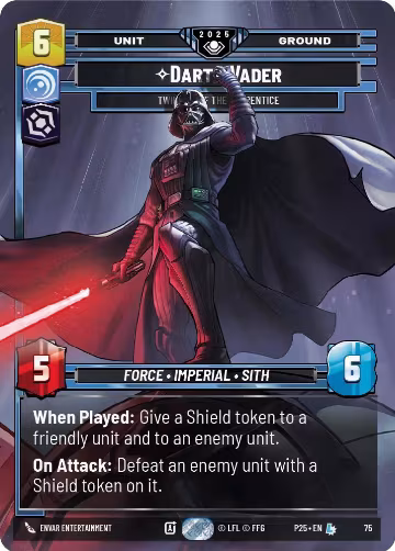 Darth Vader - Twilight of the Apprentice (75), Organized Play Promos — Star Wars card price