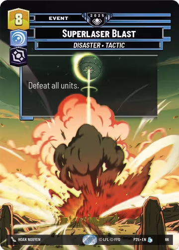 Superlaser Blast (66), Organized Play Promos — Star Wars card price