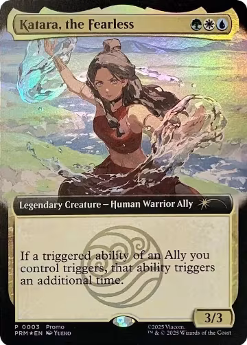 Katara, the Fearless (Extended Art) (3), Media Promos — Magic card price