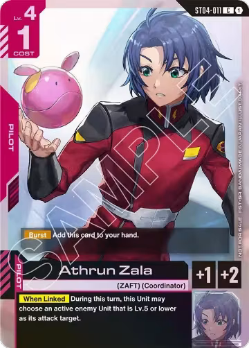Athrun Zala (Store Tournament Participant Pack 01) (ST04-011), Gundam Promotional Cards — Gundam card price