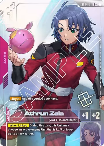 Athrun Zala (Store Tournament Winner Pack 01) (ST04-011), Gundam Promotional Cards — Gundam card price