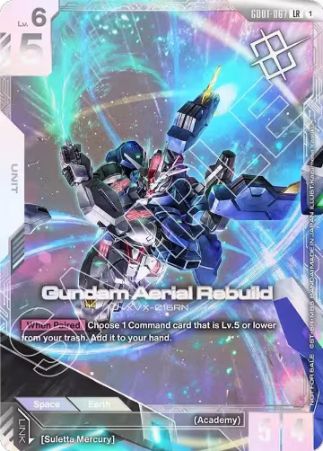 Gundam Aerial Rebuild (Newtype Challenge 2025 Mission1) (GD01-067) — card price