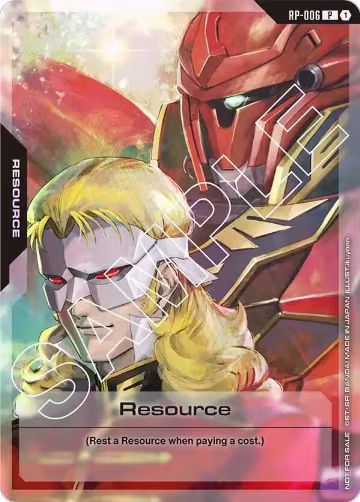 Resource (RP-006) (Resource Pack) (RP-006), Promotional Resource Tokens — Gundam card price