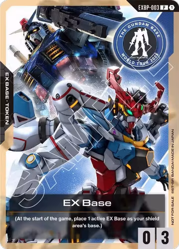 EX Base (EXBP-003) (Gundam Base Pop-Up World Tour) (EXBP-003), Promotional EX Base Tokens — Gundam card price