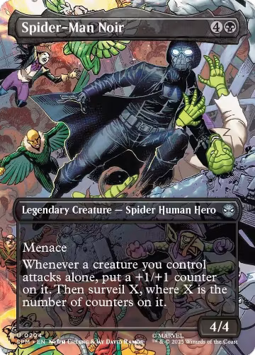 Spider-Man Noir (Borderless) (204), Marvel's Spider-Man — Magic card price