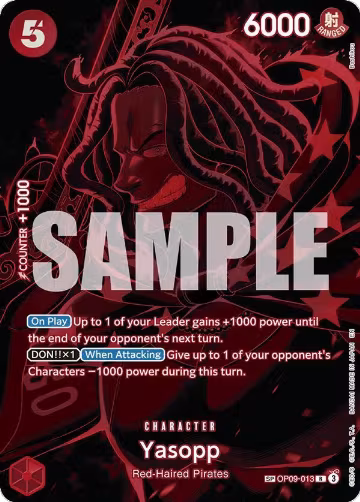 Yasopp (SP) (OP09-013), Legacy of the Master — One Piece card price