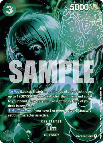 Lim (SP) (OP09-037), Legacy of the Master — One Piece card price
