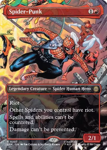 Spider-Punk (0207) (Borderless) (207), Marvel's Spider-Man — Magic card price