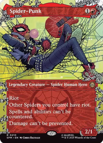 Spider-Punk (0210) (Borderless) (210), Marvel's Spider-Man — Magic card price