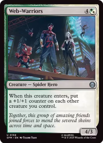 Web-Warriors (159), Marvel's Spider-Man — Magic card price