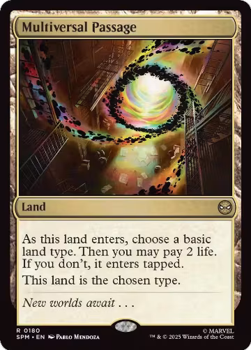 Multiversal Passage (180), Marvel's Spider-Man — Magic card price
