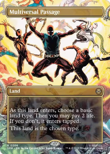 Multiversal Passage (Borderless) (206), Marvel's Spider-Man — Magic card price