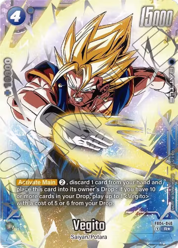 Vegito - FB04-046 (Reprint) (FB04-046), Fusion World Promotion Cards and Packs — DB Fusion card price