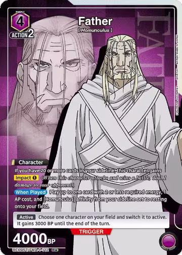 Father (R*) (UE09ST/FMA-1-112), FULLMETAL ALCHEMIST Starter Deck — Union Arena card price
