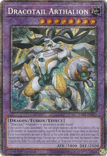 Dracotail Arthalion (Starlight Rare) (JUSH-EN006), Justice Hunters — Yu-Gi-Oh! card price