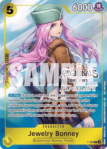Jewelry Bonney (Offline Regional Finalist Card Set 2025 Vol.2) (P-085), One Piece Promotion Cards — One Piece card price