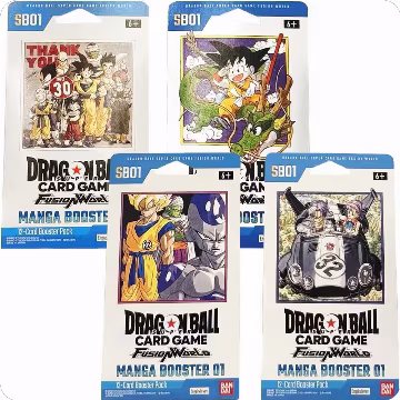 Manga Booster 01 Sleeved Booster Packs [Set of 4], Manga Booster 01 — DB Fusion card price